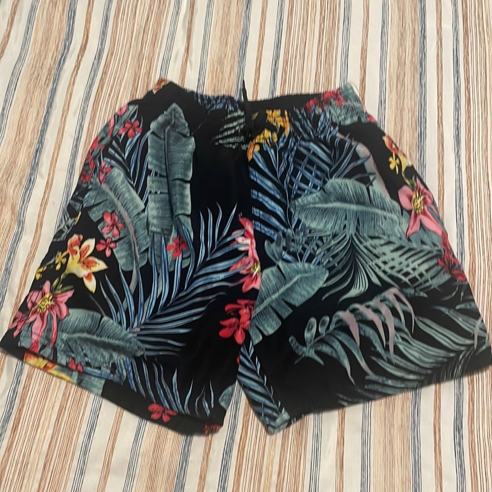 Burnside Boys Swim Trunks - Size Large - Aloha Print